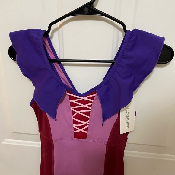 Crowned Athletics 👑 Disney - Sister Witch Athletic Tank Top - Pink - NWT - Picture 2 of 10